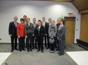 <p>Informationsbesuch bei der Eppinger Sparkasse mit Inge Gräßle, MdEP, Friedlinde Gurr-Hirsch, MdL, und dem Vorstand der Eppinger CDU</p>